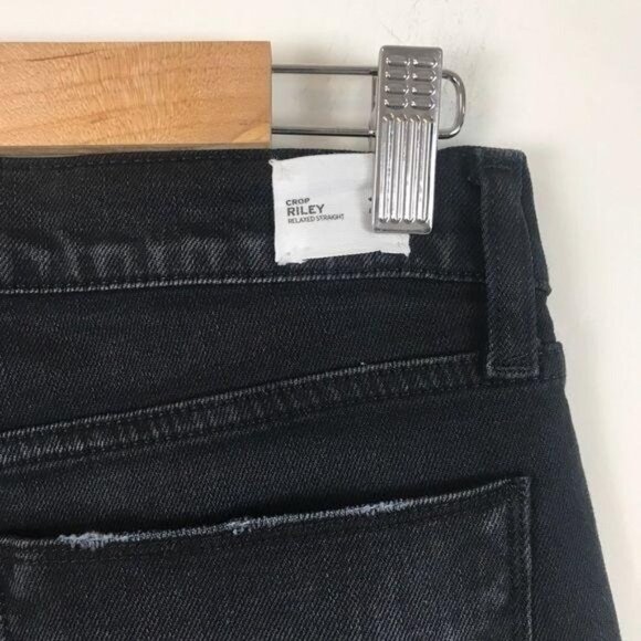 NWT Hudson Crop Relaxed Straight star Studded Jeans Size 27 - Picture 11 of 15